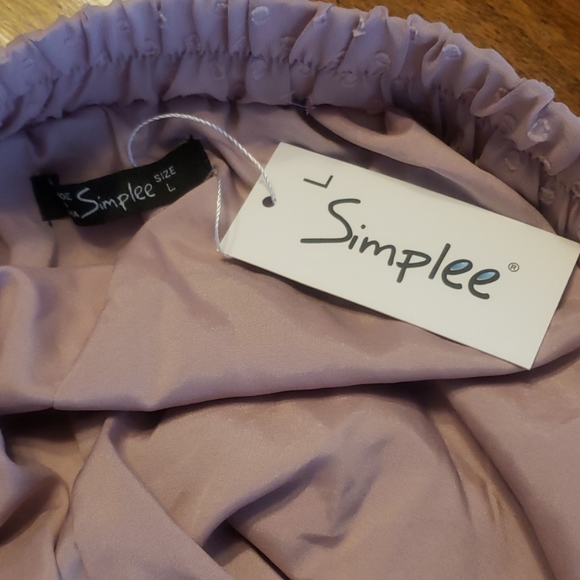 NWT!!!   Simplee pink skirt size large - Picture 5 of 6